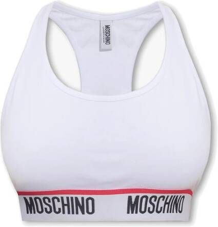 Moschino Dames Fitness Sport BH White Dames