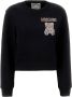Moschino Stijlvolle Felpe Sweatshirt Zwart Dames - Thumbnail 1