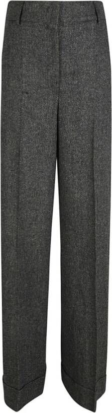 Moschino Straight Trousers Grijs Dames