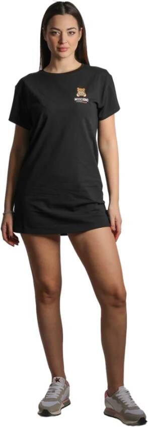 Moschino T-Shirt Klassiek Model Black Dames