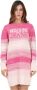 Moschino Roze Sweaters met Pre-Logo Voorkant Pink Dames - Thumbnail 3