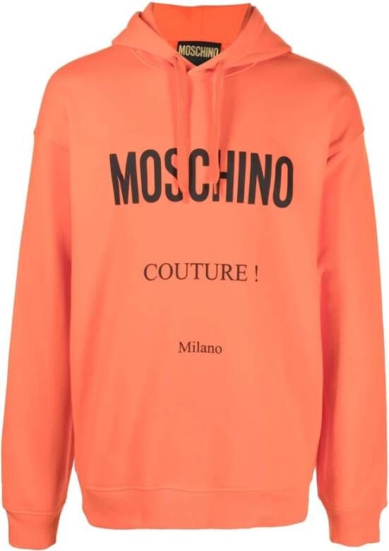 Moschino Sweater Oranje Heren