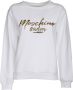 Moschino Trainingsshirt Witte Sweatshirt met Lange Mouwen en Elastische Tailleband White Dames - Thumbnail 3
