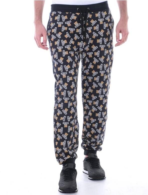 Moschino Stijlvolle sweatpants voor heren Black Heren