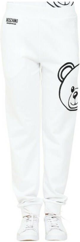 Moschino Casual witte sweatpants voor vrouwen White Dames