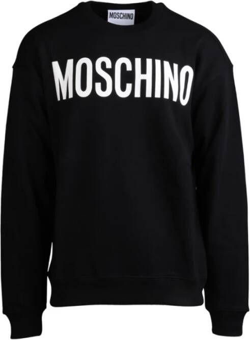 Moschino Sweatshirt à logo Zwart Heren