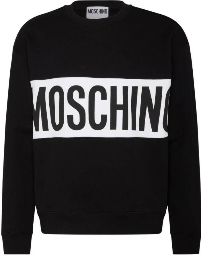 Moschino sweatshirt a1723 2028 2555 Zwart Heren