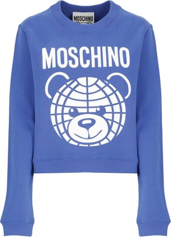 Moschino SweatShirt Blauw Dames
