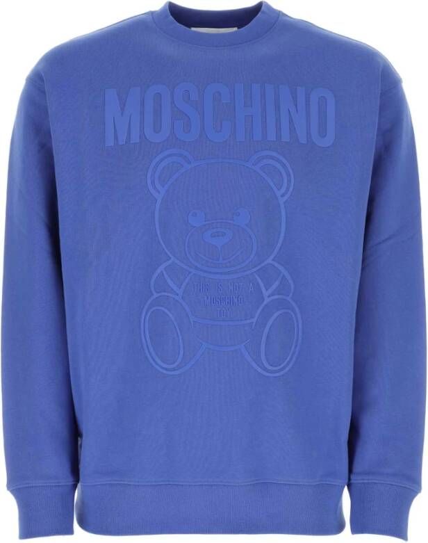 Moschino Sweatshirt Blauw Heren