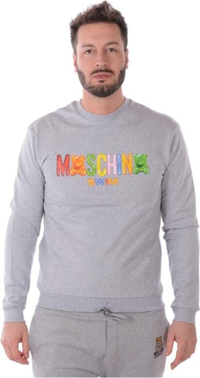 Moschino Trainingsshirt Stijlvol en Comfortabel Gray Heren