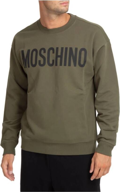 Moschino Trainingsshirt Green Heren