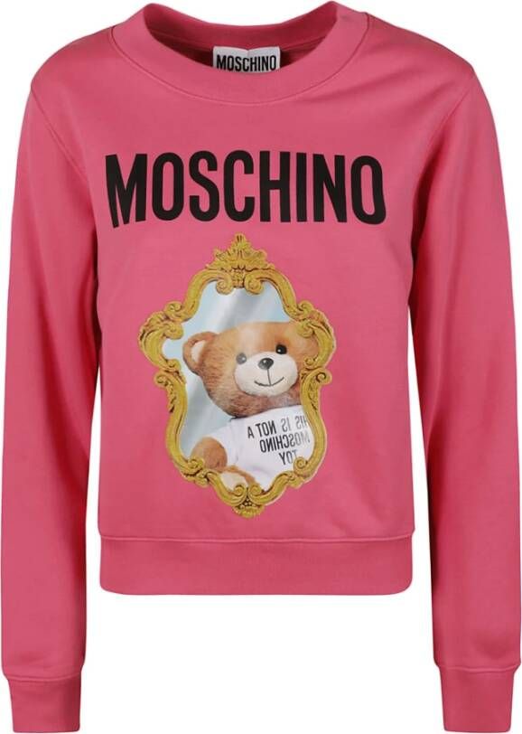 Moschino Stijlvolle Dames Sweatshirt Pink Dames