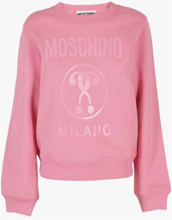 Moschino Stijlvolle Trainingsshirt Pink Dames