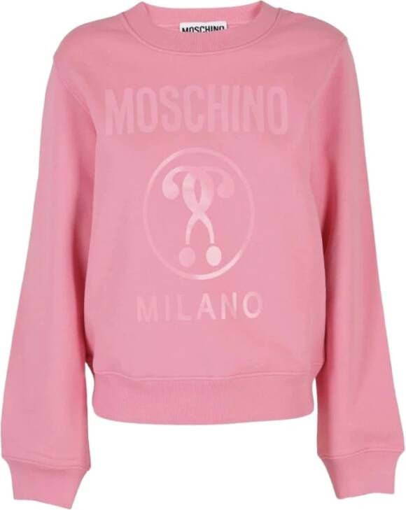 Moschino Stijlvolle Trainingsshirt Pink Dames