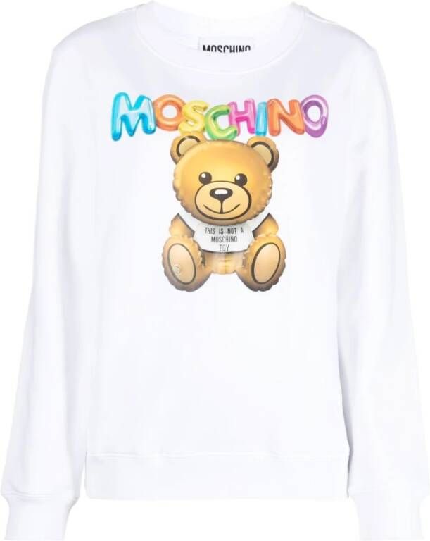 Moschino SweatShirt Wit Dames