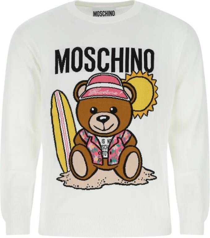 Moschino SweatShirt Wit Heren
