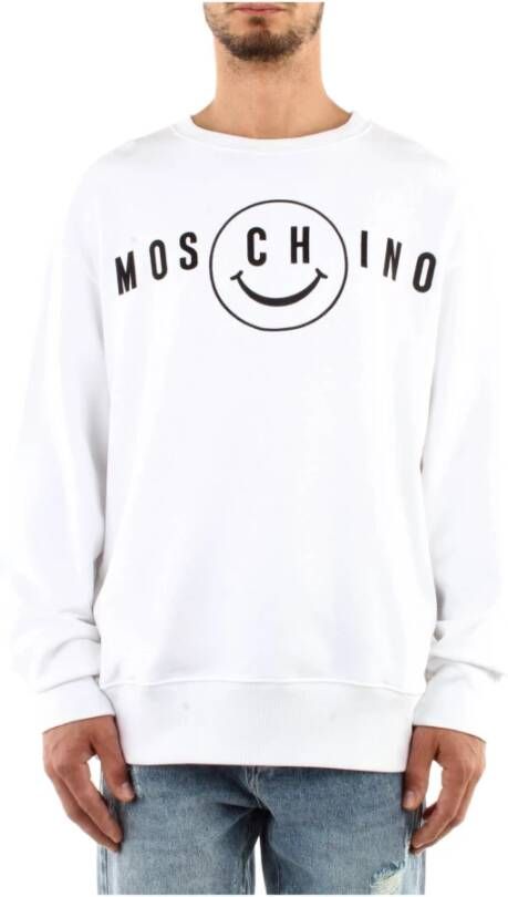 Moschino Sweatshirt Wit Heren