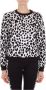 Moschino Zwart Luipaardprint Sweatshirt voor Dames Black Dames - Thumbnail 6