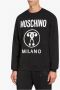 Moschino Zwarte Heren Sweatshirt met Dubbel Vraagteken Print Black Heren - Thumbnail 3