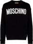 Moschino Zwarte Crewneck Sweatshirt voor Heren met Logo Print Black Heren - Thumbnail 3