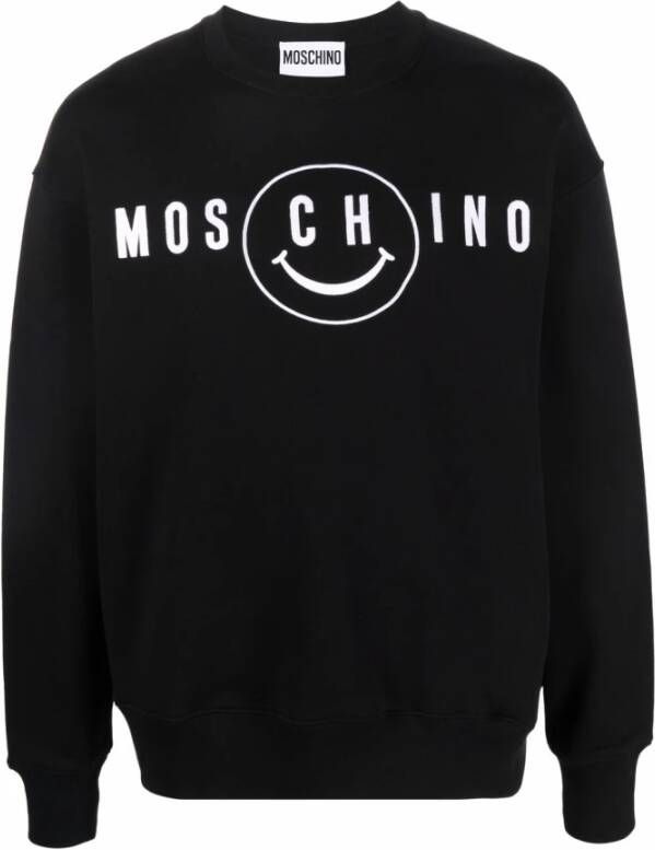 Moschino Trainingsshirt Mile Sweater voor heren Black Heren