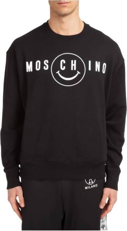 Moschino Trainingsshirt Mile Sweater voor heren Black Heren