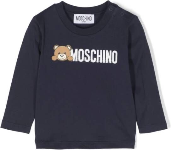 Moschino Sweatshirts Blauw Unisex