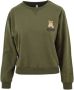 Moschino Crew Neck Sweatshirt Green Dames - Thumbnail 1