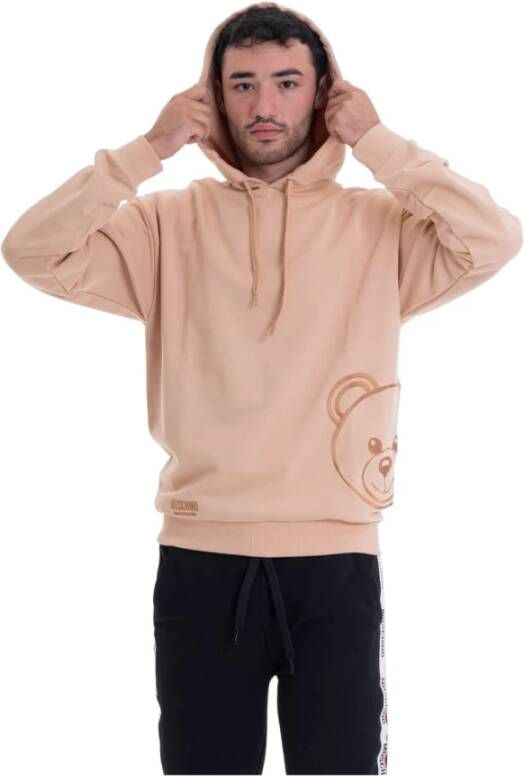 Moschino Comfortabele en stijlvolle hoodie Pink Heren