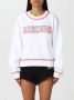 Moschino Wit Oranje Sweatshirt met Geborduurd Logo White Dames - Thumbnail 3