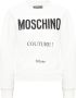 Moschino Couture! Blanco 36 Damesmode Sweatshirt White Dames - Thumbnail 1