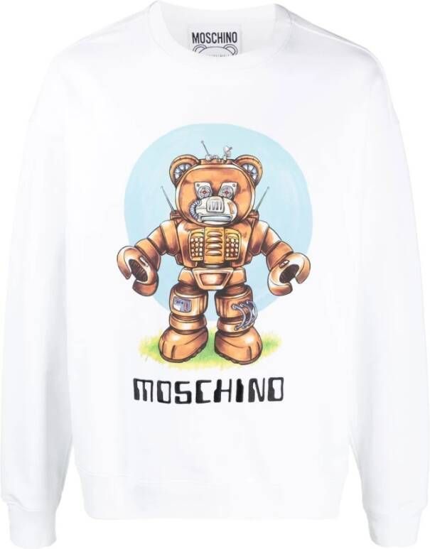 Moschino Sweatshirts Wit Heren