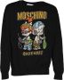 Moschino Sweatshirt The FlintstonessMiley Zwart Dames - Thumbnail 1