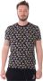 Moschino Zwart Stretch Heren T-Shirt Black Heren - Thumbnail 1