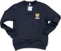 Moschino Zwarte katoenen sweatshirt met geribbelde ronde hals en lange mouwen Zwart Heren - Thumbnail 2