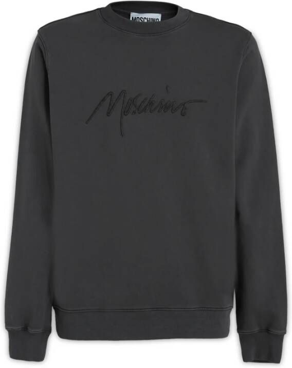 Moschino Luxe Heren Sweatshirt Black Heren