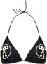 Moschino Swimsuit top with logo Zwart Dames - Thumbnail 2