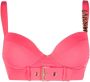 Moschino Koraal Bikini Top Stijl A5782 9503 215 Pink Dames - Thumbnail 1