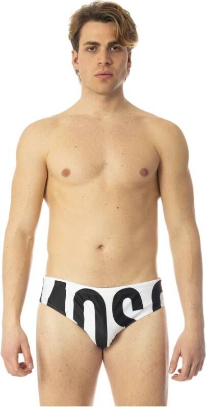 Love Moschino Mannen Bikini Onderkant met NorHeren Taille Sea Kleding White Heren