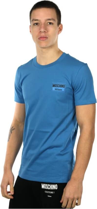 Moschino T-shirt Blauw Heren