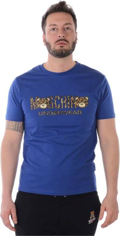 Moschino Upgrade je casual garderobe met dit hoogwaardige T-shirt Blue Heren