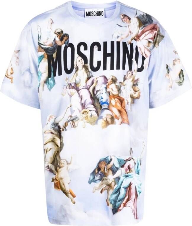 Moschino T-shirt Blauw Heren