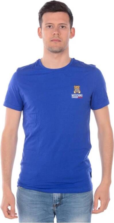 Moschino t-shirt Blauw Heren