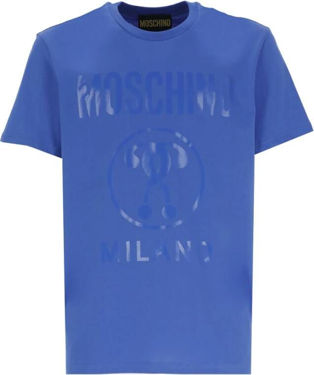 Moschino T-shirt Blauw Heren