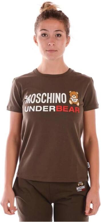 Moschino Casual Sweatshirt voor Mannen en Vrouwen Green Dames