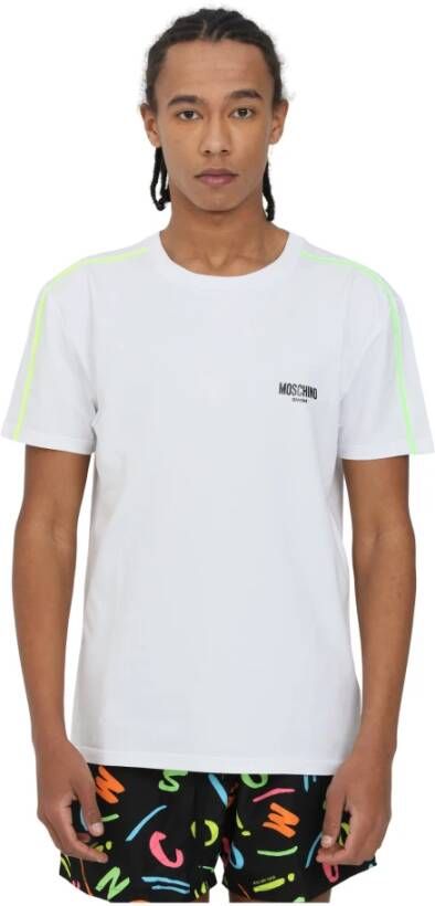 Moschino Stijlvol en comfortabel T-shirt en polo White Heren