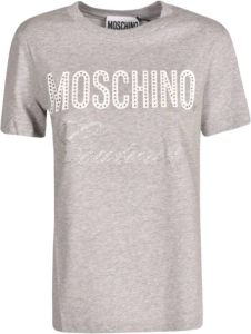 Moschino T-shirt Grijs Dames