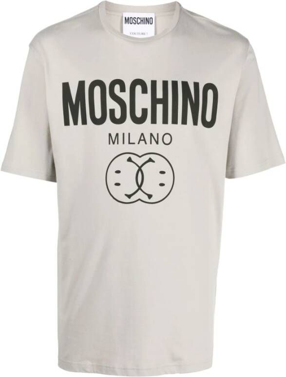 Moschino T-Shirts Grijs Heren