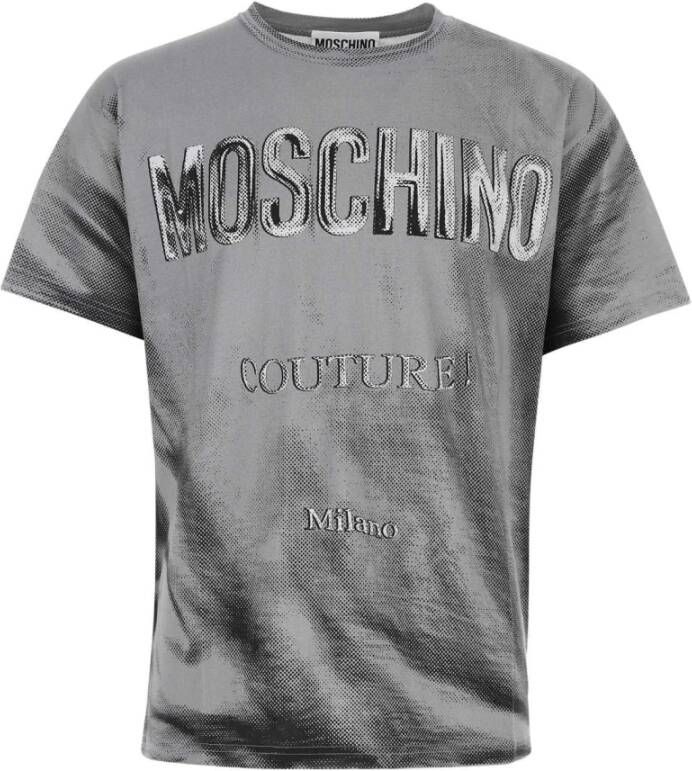 Moschino T-shirt Grijs Heren