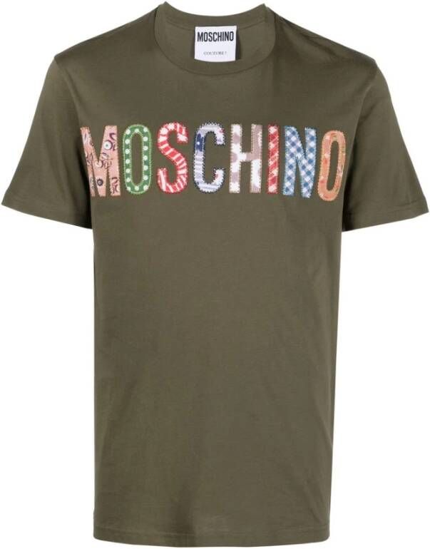 Moschino t-shirt Groen Heren